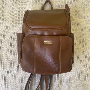 Vintage Leather Small Backpack